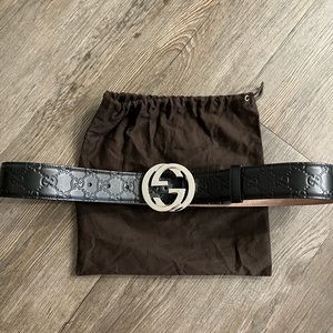 Men’s Gucci Belt Unisex Sz 90.36
